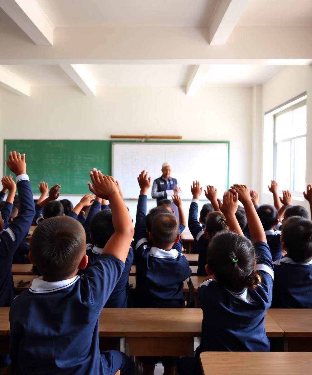 Primary School students at New Jharna Sec School